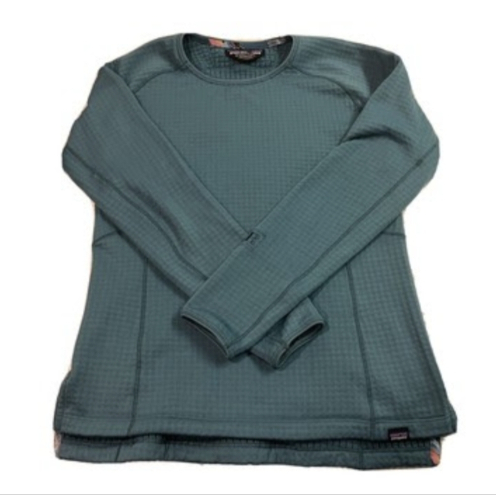 Patagonia R1 Crew Tasmanian Teal Medium Women's